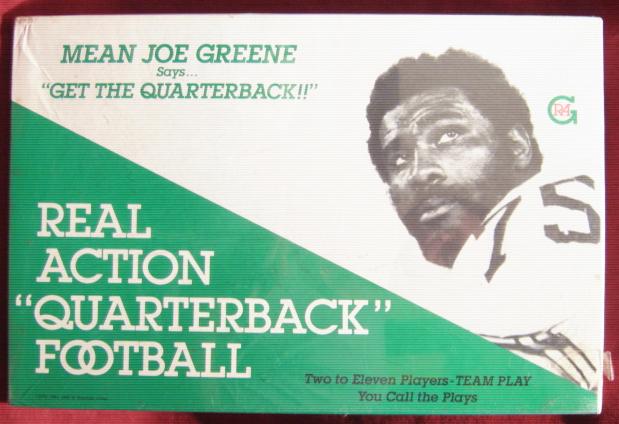 raqf mean joe greene real action quarterback football game box