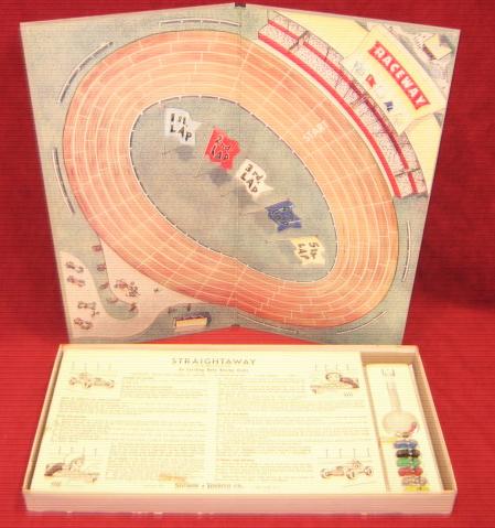 selchow and righter straightaway auto racing game parts