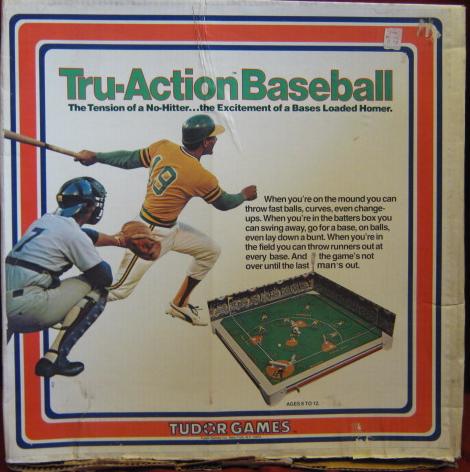 tudor electric baseball game box 1975