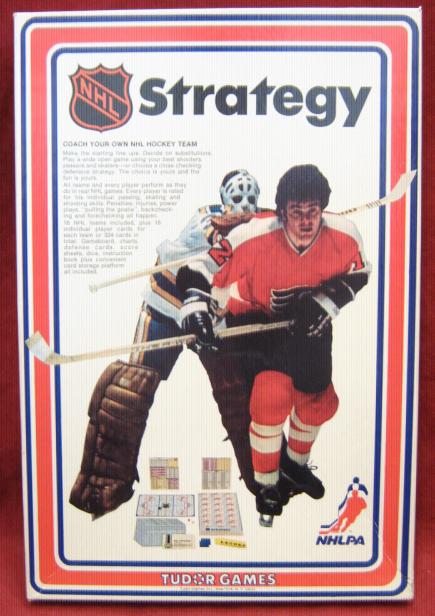 Tudor NHL Hockey Strategy game box 1975-73