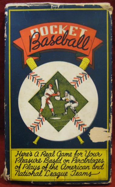 american pocket baseball game box