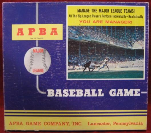 apba baseball game box 1976