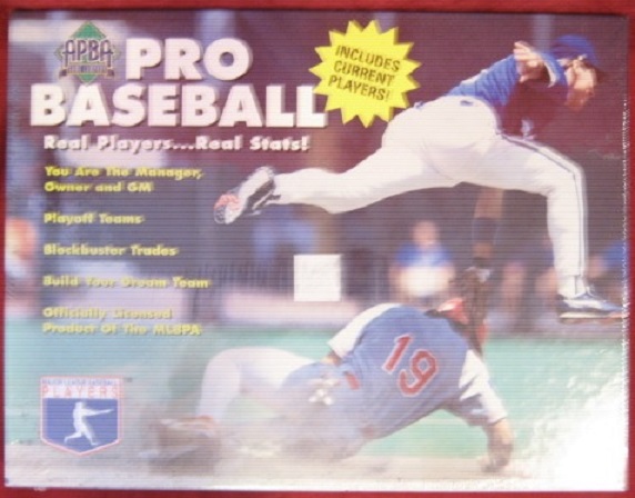apba baseball game box 1995