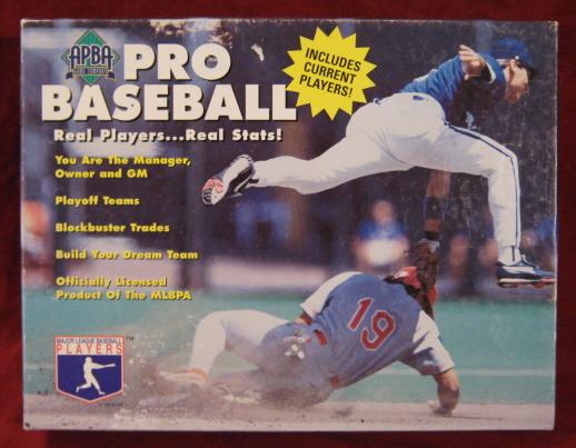 apba baseball game box 1998