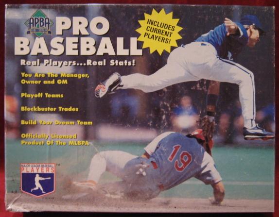 apba baseball game box 1996
