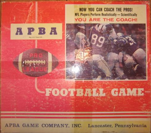 apba football game box 1974