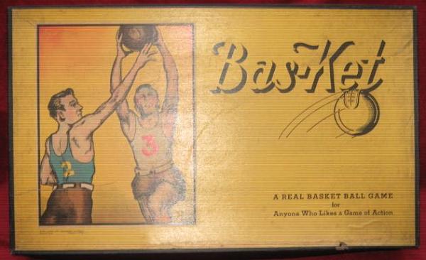 Cadaco Bas-Ket Basketball Game box 1938