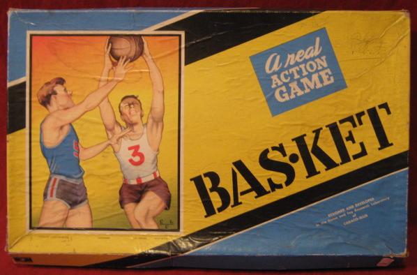 Cadaco Bas-Ket Basketball Game box 1945