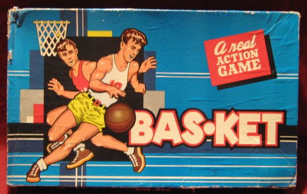 Cadaco Bas-Ket Basketball Game box 1954