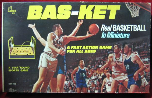 Cadaco Bas-Ket Basketball Game box 1970
