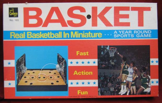 Cadaco Bas-Ket Basketball Game box 1973