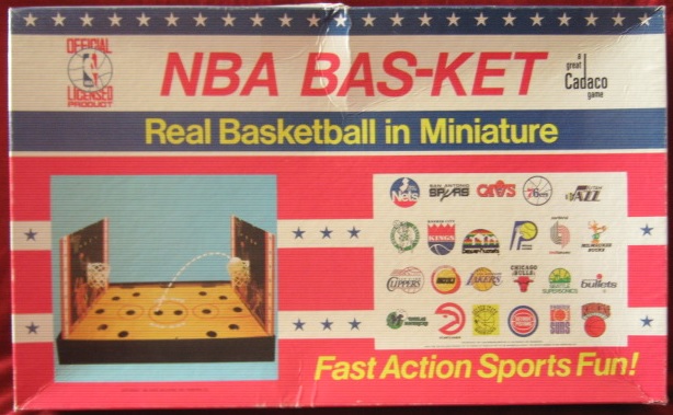Cadaco Bas-Ket Basketball Game box 1983