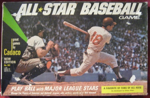 Cadaco All Star Baseball Game box 1970b