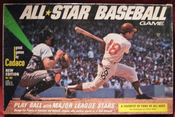 Cadaco All Star Baseball Game box 1973