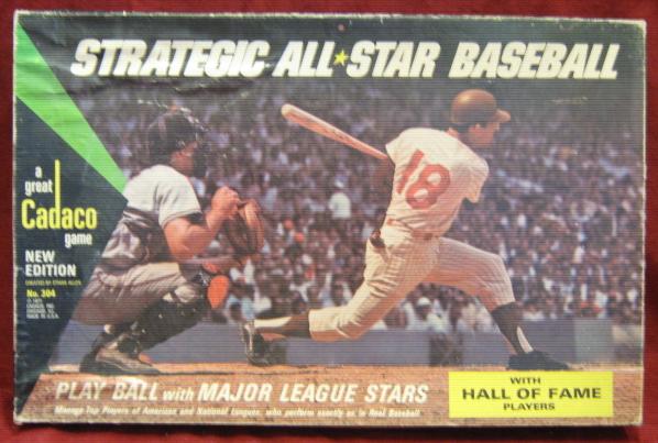 Cadaco Strategic All Star Baseball Game Box 1971