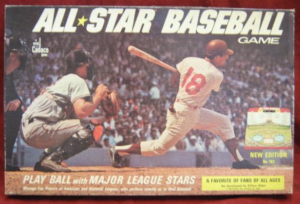 Cadaco All Star Baseball Game box 1976B
