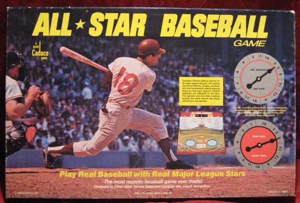 Cadaco All Star Baseball Game box 1977A