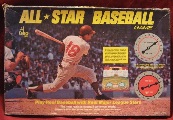 Cadaco All Star Baseball Game box 1986