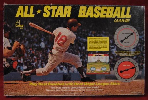 Cadaco All Star Baseball Game box 1984a