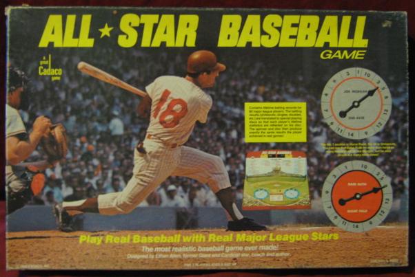Cadaco All Star Baseball Game box 1979