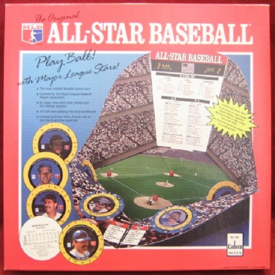 Cadaco All Star Baseball Game box 1991