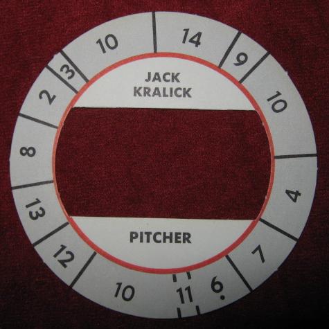 Cadaco All Star Baseball Game Card 1966