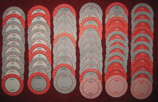 Cadaco All Star Baseball Game Discs 1964