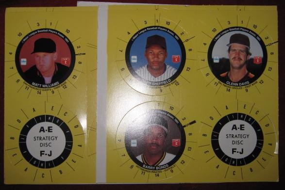 Cadaco All Star Baseball Game Discs 1991