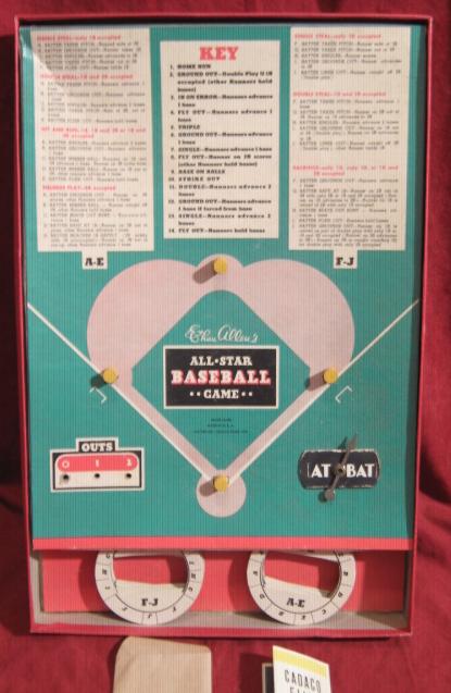 Cadaco All Star Baseball Game Parts 1947