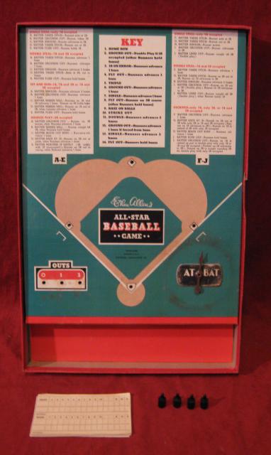 Cadaco All Star Baseball Game Parts 1949