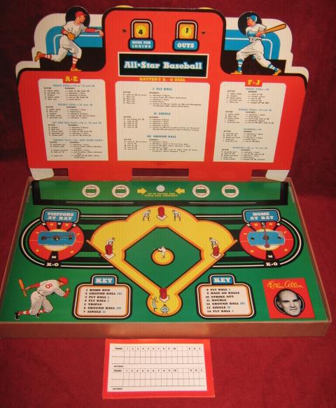 Cadaco All Star Baseball Game Parts 1959