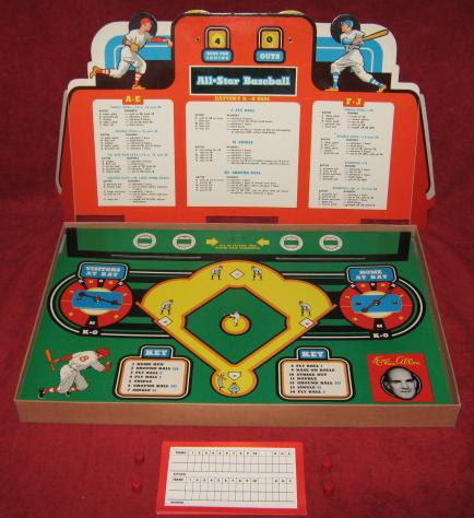 Cadaco All Star Baseball Game Parts 1961
