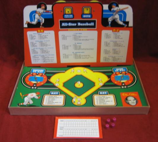Cadaco All Star Baseball Game Parts 1965