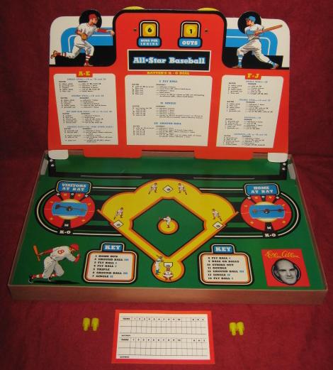 Cadaco All Star Baseball Game Parts 1966