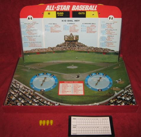 Cadaco All Star Baseball Game Parts 1969