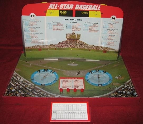 Cadaco All Star Baseball Game Parts 1970A
