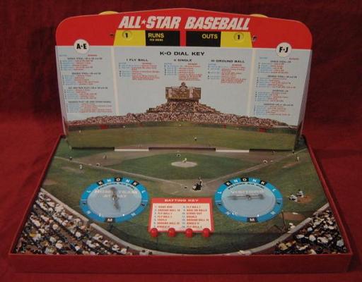 Cadaco All Star Baseball Game Parts 1972