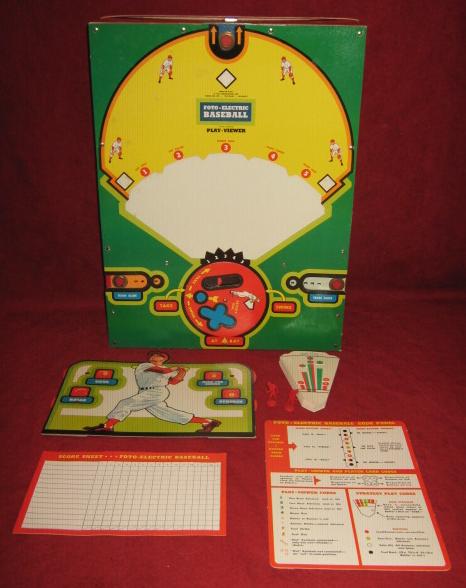 Cadaco Foto Electric Baseball Game Parts 1961