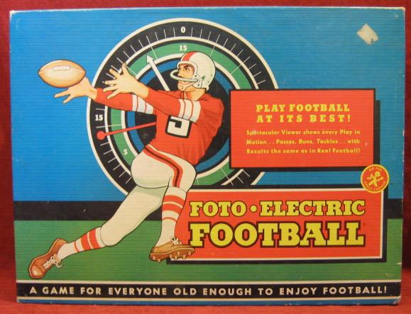 Cadaco Foto-Electric Football Game box 1961