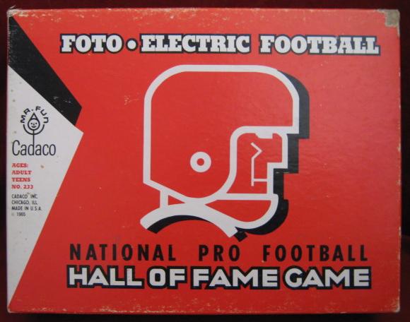 Cadaco Foto-Electric Football Game box 1965