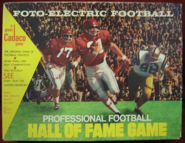 Cadaco Foto-Electric Football Game box 1972