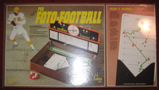 Cadaco Foto-Electric Football Game box 1977
