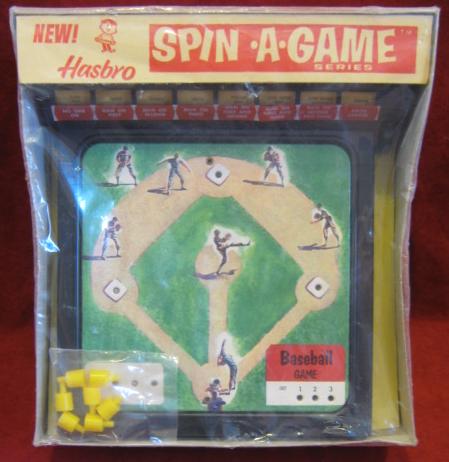 hasbro spin-a-game baseball game box