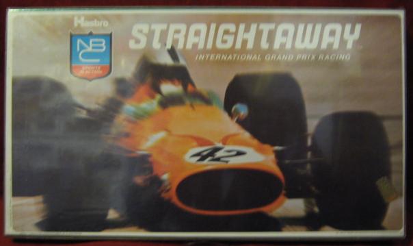 hasbro straightaway auto racing game box