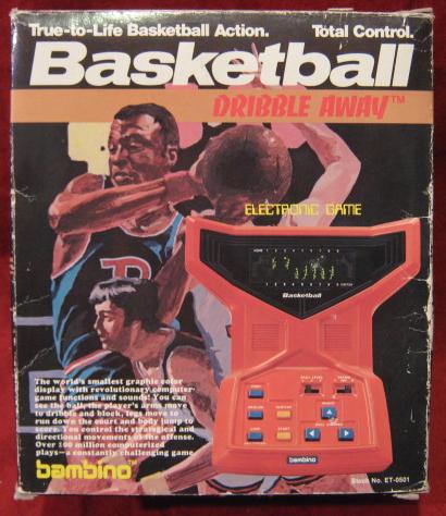 bambino basketball handheld electronic game box front