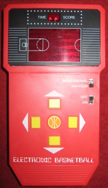 conic basketball handheld electronic game console front