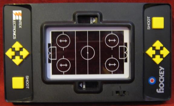 entex hockey 1 handheld electronic game console front
