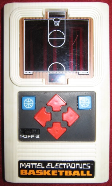MATTEL BASKETBALL handheld electronic game console front