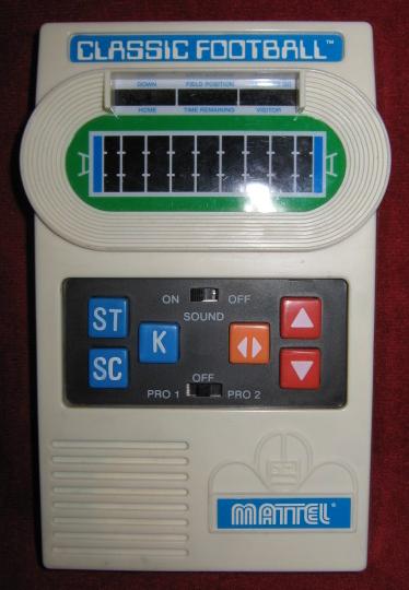 mattel xxxx handheld electronic game console front