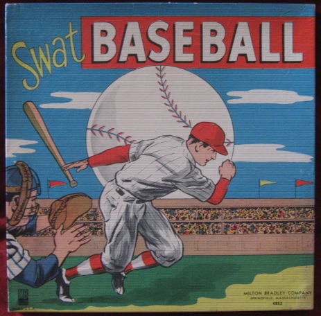 milton bradley swat baseball game box 1948